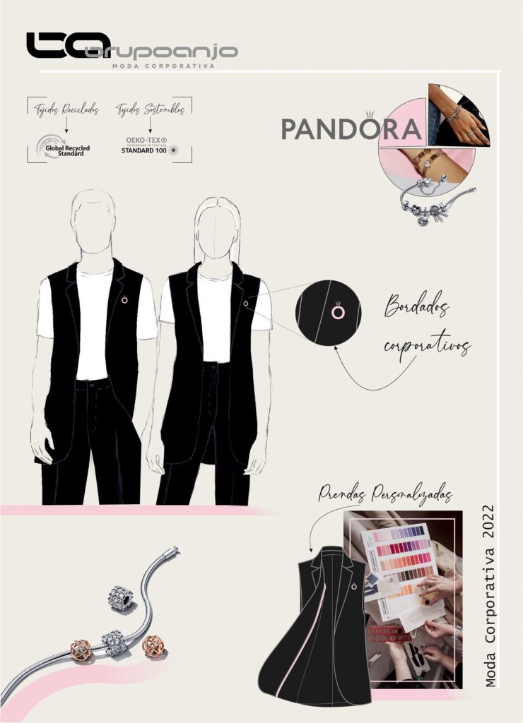 Diseño de vestuario para Pandora